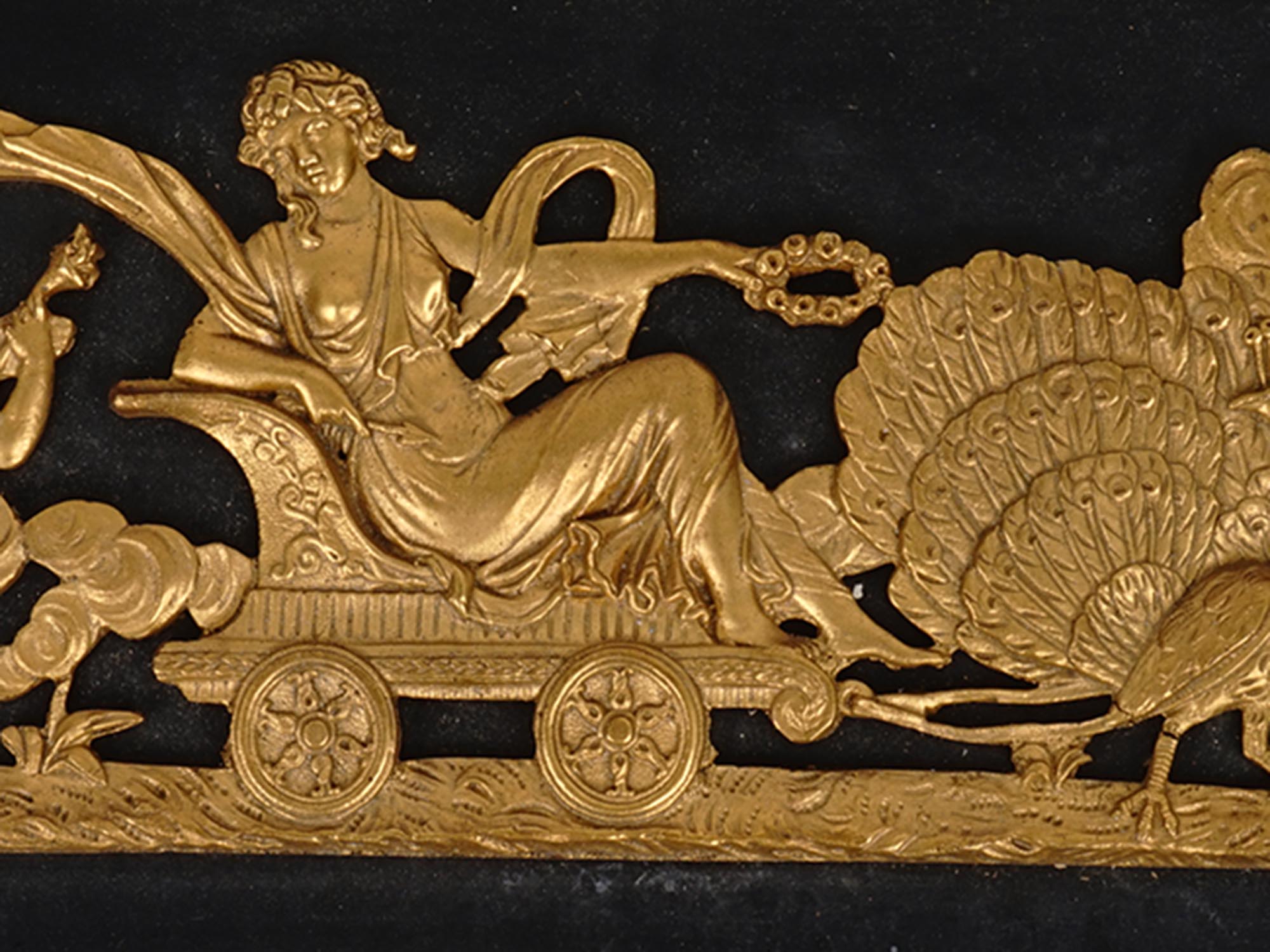 NEOCLASSICAL HAND CARVED GILT RELIEF WALL PLAQUES PIC-4